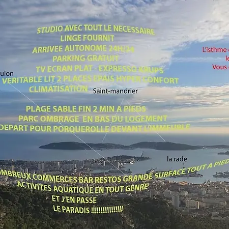 Apartment Vue Sur L'isthme A 2 Min. Arrivee H24